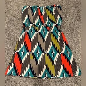 Three Pink Hearts Mini Dress